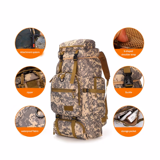 Bolsa al aire libre de la mochila que acampa del equipo táctico