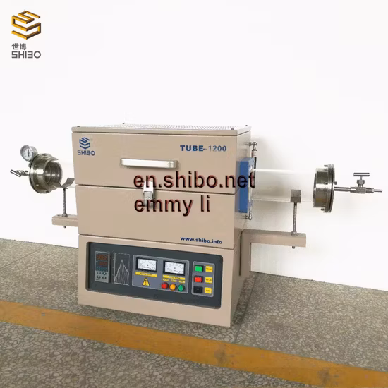 Suministro principal Horno de tubo de vacío 1200c Horno de alta temperatura