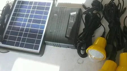 Sistema de energía solar recargable para iluminación interior y exterior Sf-904